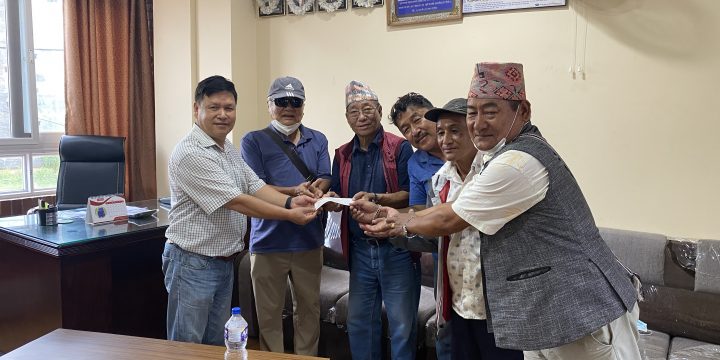 थसेस काठमाडौं क्षेत्रबाट सहयोग प्राप्त